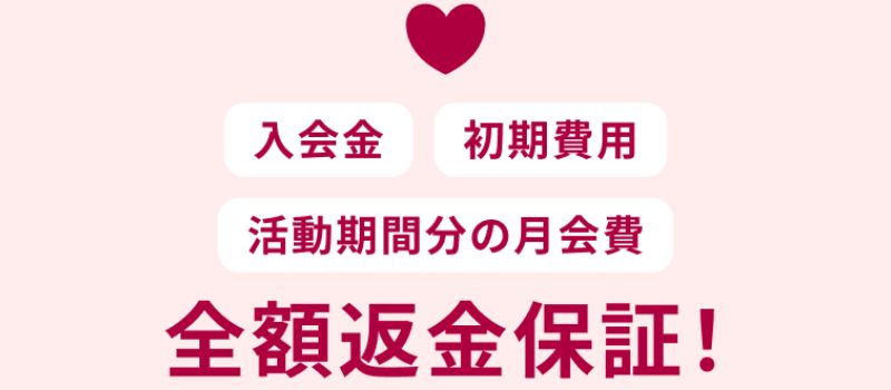 全額返金保証　お見合い　不成立